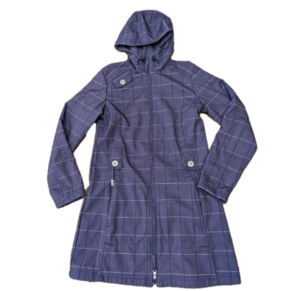 Free Country fleece lined purple Softshell Long Jacket, women's size S - Picture 6 of 8